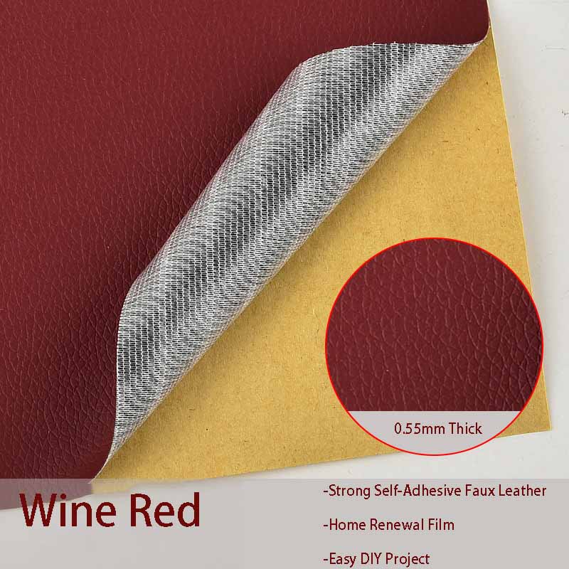Instant Furniture Repair Film - Strong Self-Adhesive Faux Leather for DIY Sofa Restoration Furniture Resurfacing Resistant Renewal