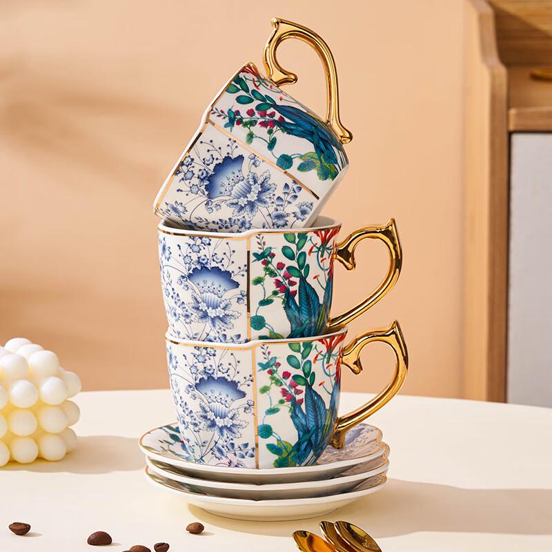 Service à café en céramique Jingxun Pastoral Européen