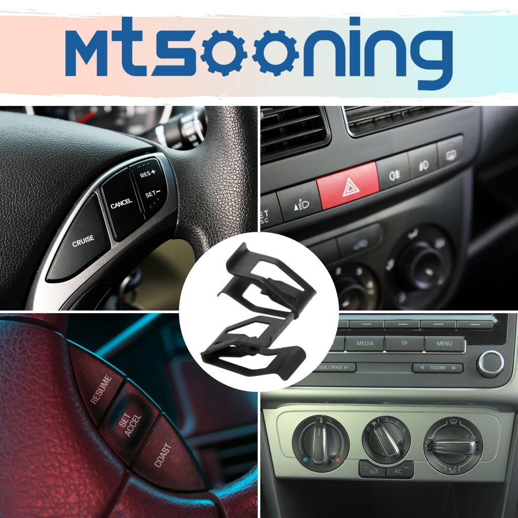 10pcs Control Panel Dashboard Clip Steel Auto Car Front Console