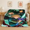 Classic Z-Zelda Cartoon Games Soft Flannel Throw Blanket,Cozy Blanket for Bed,Couch,Sofa,Bedroom,Living Room,Picnic Kids Camping