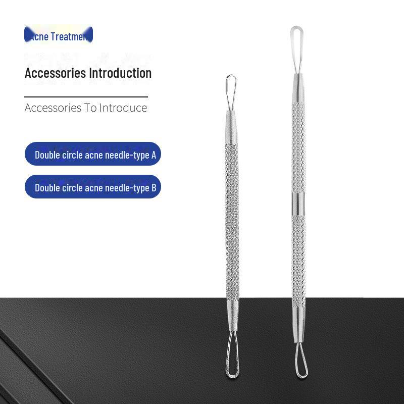 Stainless Steel Double-Headed Acne Extractor & Blackhead Remover Tool