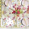 Dragonfly Wildflower Disposable Table Mats for Spring Weddings & Parties