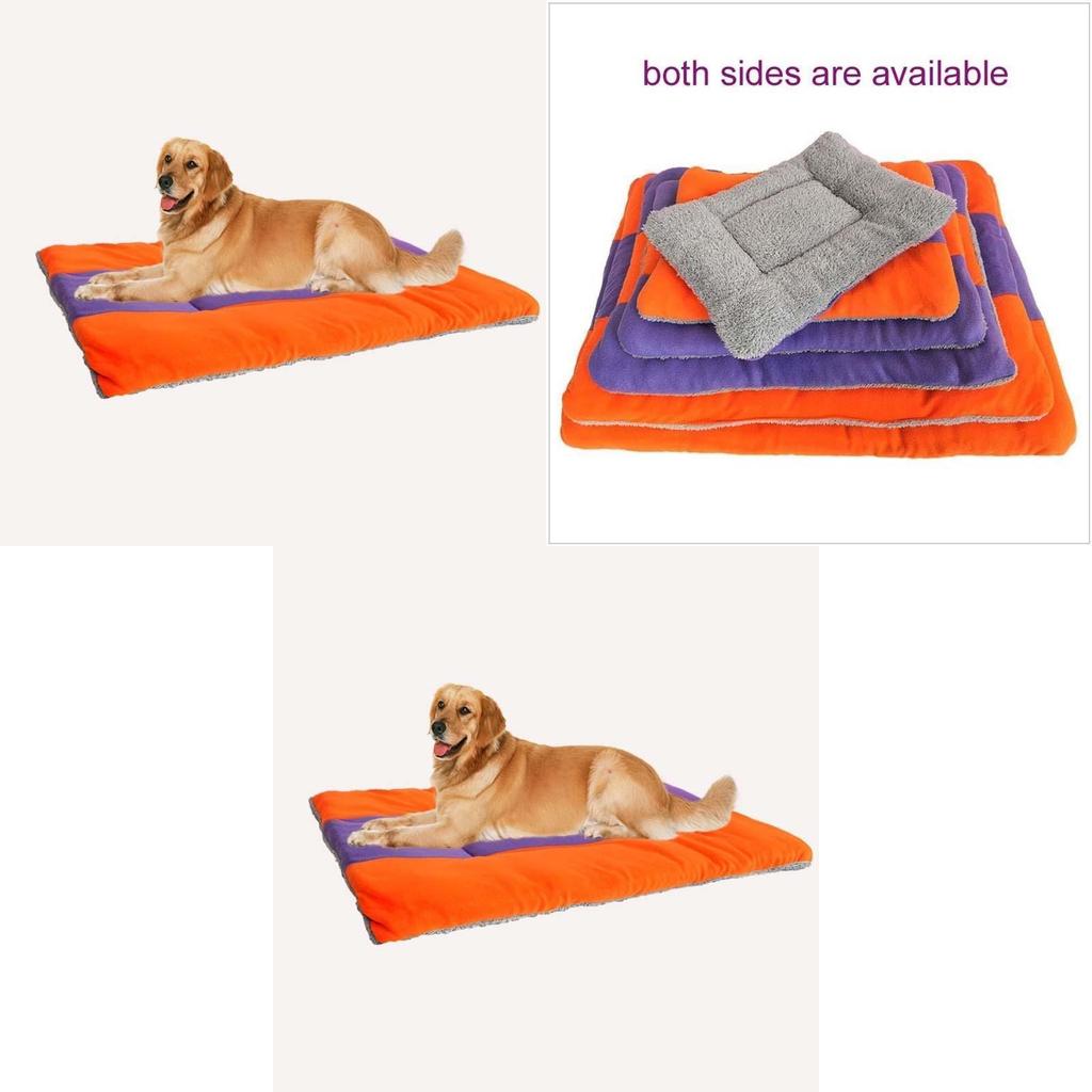 Pet Bedding Mat With Pp Cotton And Flannel For Dogs And Cats Winter Comfort