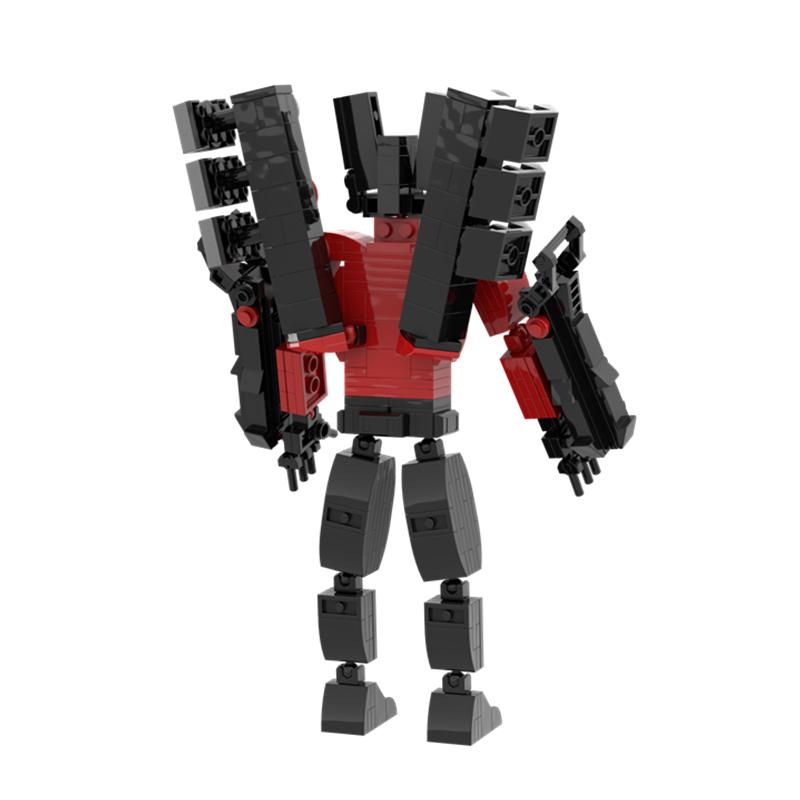 407 Teile/Set Neue Skibidi Toilette Aktualisierter Lautsprecher Mann Bausteine DIY Titan Mecha MOC Steine Modell Spielzeug Für Kinder Weihnachtsgeschenke