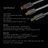 ddHiFi TC09BA to Conversion Double Shielded HIFI Decoding Audio Signal Upgrade 50cm Cable Length USB-A USB-B Cable, Line,