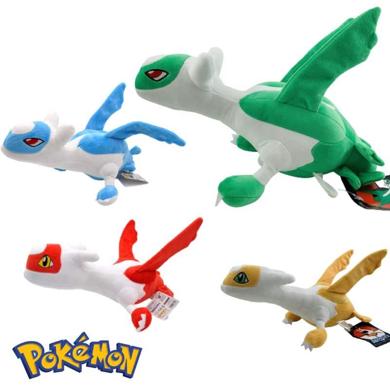 Large Shiny Rainbow-colored Latias And Latios Plushies