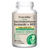 Fearathe Saccharomyces Boulardii + MOS Probiotic Dietary Supplement 120 Veggie Capsules