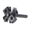 CNC Spoilboard Ytfräs 8 mm skaft 4 skärflöjter Plattfräs Karbidinsats Skärstil