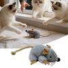 Cat Toy Mouse Built-in Sound Compact Play Game Stuffed Cat Toys for Daily Ground Home Indoor Outdoor Birthday Holiday Pet