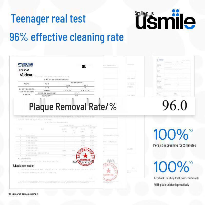 usmile T10 Kids Sonic Electric Toothbrush CN plug (adapter included)