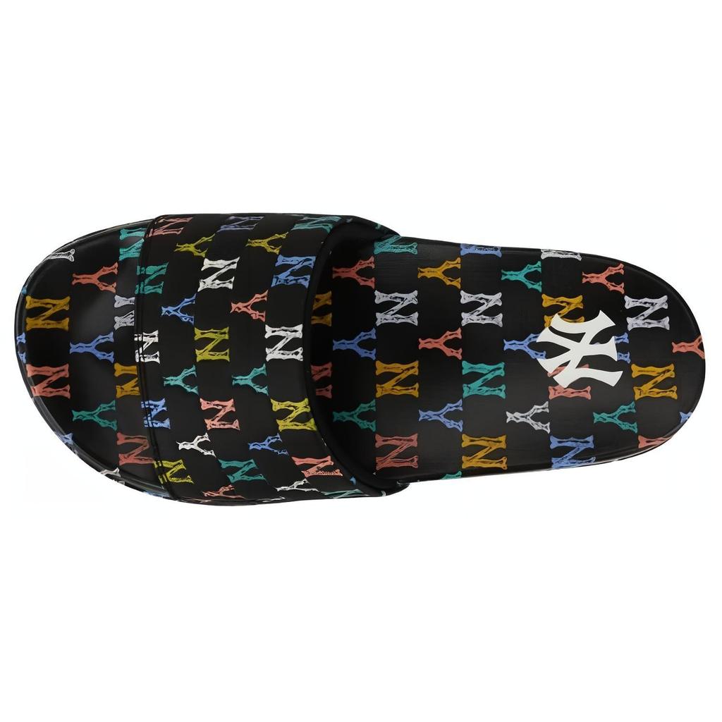 MLB MONOGRAM Slide Slippers Unisex Black 32SHHM111-50L