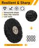 1/3Pcs Strip Discs Stripping Wheel,50/100mm Paint Stripper Abrasive Clean Tool,Remove Paint Metal Rust,Wood Stone Grinding