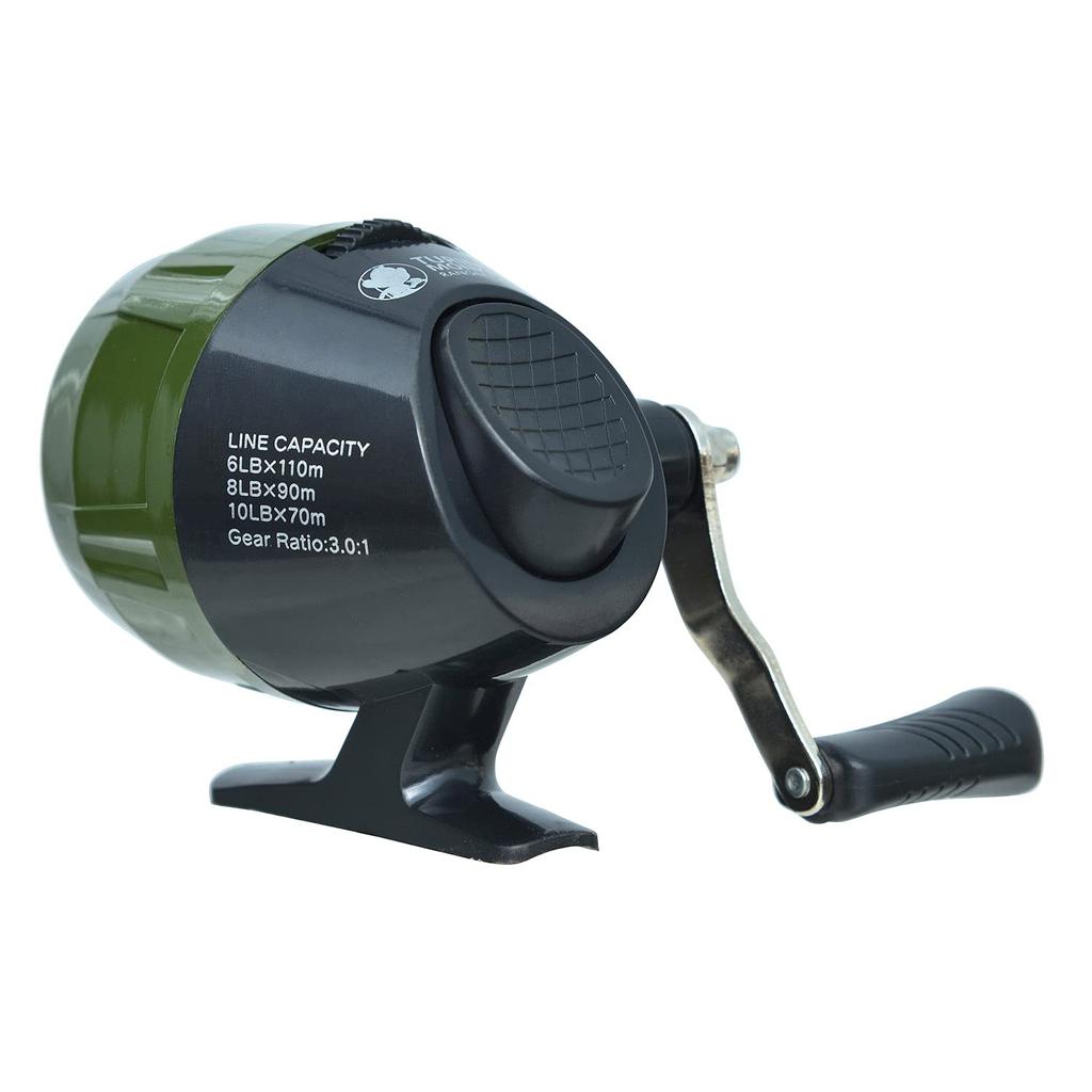 Turing Monkey Ranger Spincast Dark Green Line Capacity 6LB/110m, 8LB/90m, 10LB/70m
