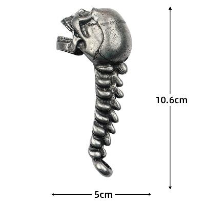 

1pcs Creative Skull Head Shaped Bottle Can Opener Stainless Steel Alloy Bottle Opener Homes Restaurants Bar Tool