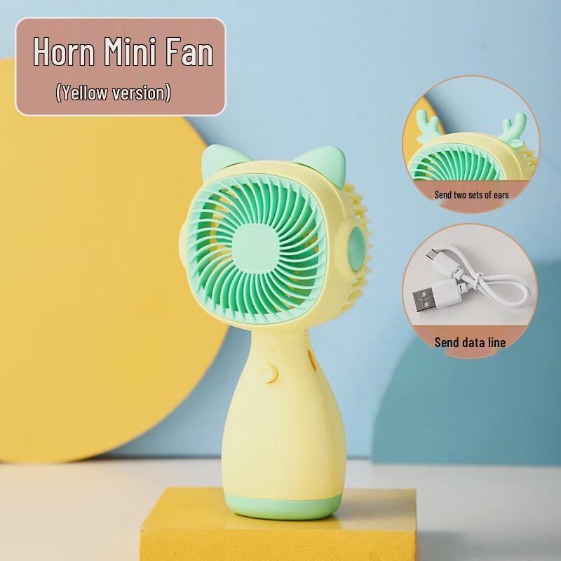 Cartoon Portable USB Mini Handheld Fan