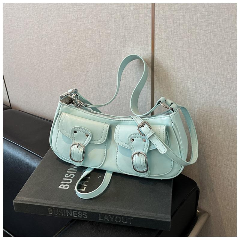 

Новые нишевые женские сумки Новые модные универсальные сумки-мессенджеры Сумка на одно плечо подмышку Сумка-тоут синий