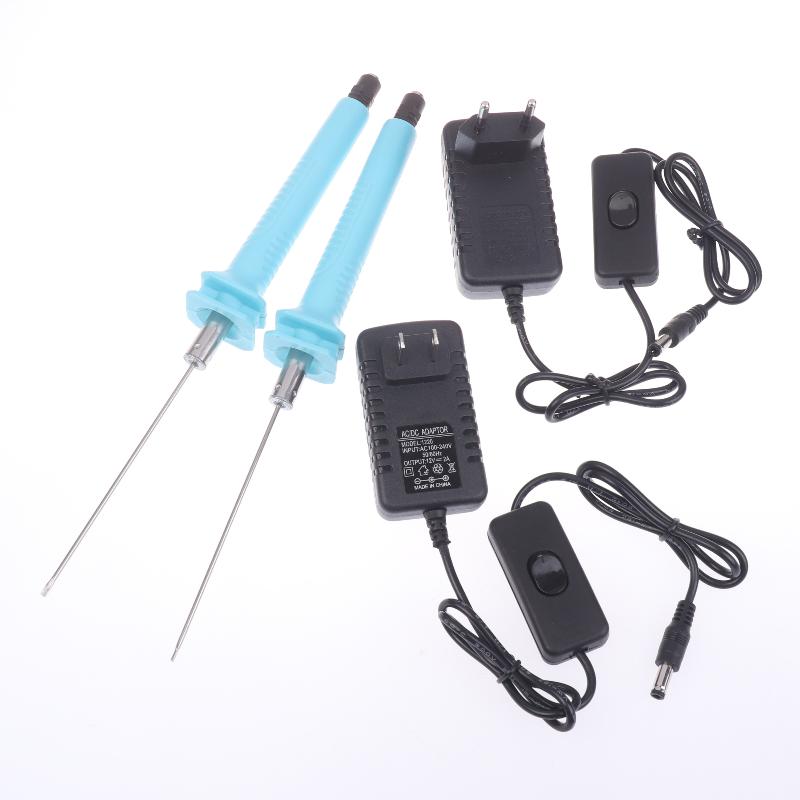 1 Set Electric Hot Wire Foam Cutter Pen Kit - 50/100mm Cutting Adaptor DIY Craft Tool