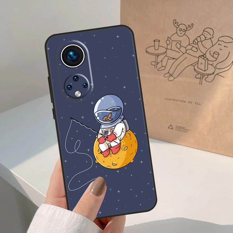Star Astronaut Cute For Huawei P20 P30 P40 P60 Pro P Smart Nova 9 5T Honor 70 90 50 Magic5 Lite X7a X9a X8a Case