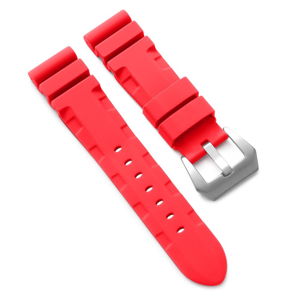 

For Panerai Silicone Strap 22mm 24mm 26mm Rubber Waterproof Band for SUBMERSIBLE PAM441 351 111 Bracelet Soft Sport Wristband 26mm