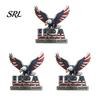 Waterproof Car Stickers USA Faith, Family & Freedom Metal Emblem, Eagle Letters Patriotic Edition 3D Strong Adhesive Decal 250th Anniversary Red Blue