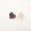 Pink Rubellite Gemstone925 Sterling Silver Jewelry Handmade Push Back Studs 0.6" EE-143-1