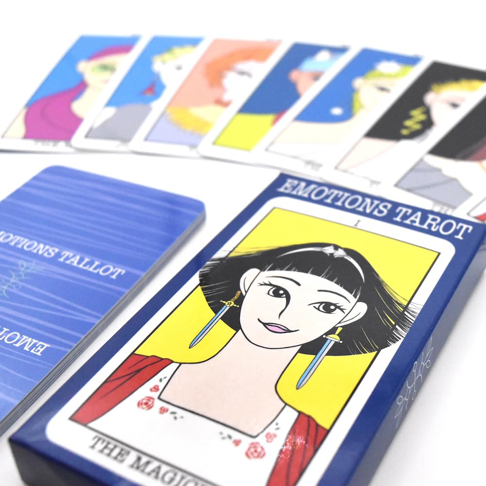 EMOTIONS TAROT by 22 Cards with Japanese Commentary Nana, [Authentic]