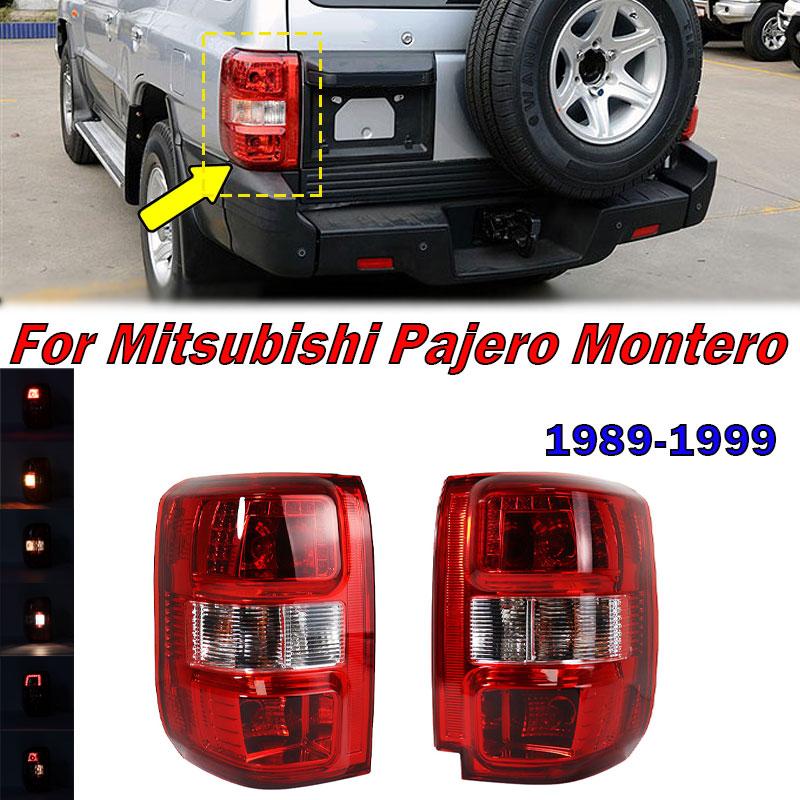 For Mitsubishi Pajero Montero 1989-1999 Car Accessories Wide Body LED Rear Tail Light Parking Lamp Turn Signal Light With Bulbs