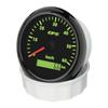 ELING 85mm (3 3/8'') Speedometer GPS 30 60 120 200 Km/h MPH 80 160 MPH Odometer with 7 Colors Backlight for Motorcycle Yacht