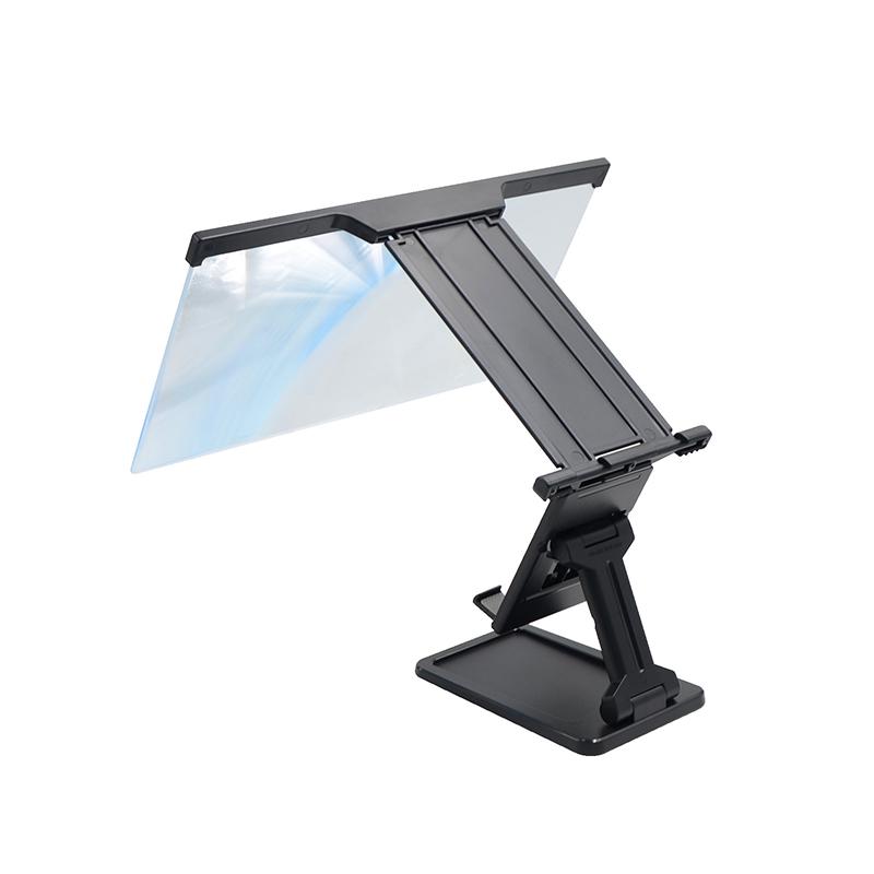 

12-дюймовый усилитель экрана телефона, съемная подставка для телефона, подставка с увеличительным стеклом, лупа, HD видеоусилитель, кронштейн для увеличенного экрана