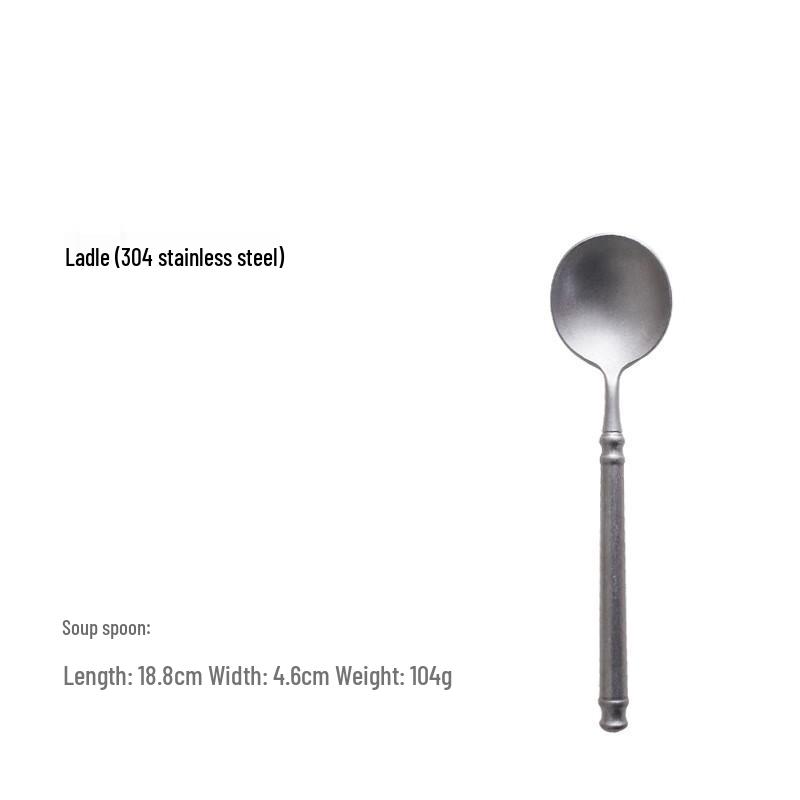 

ZISIZ Retro Stainless Steel Cutlery Set