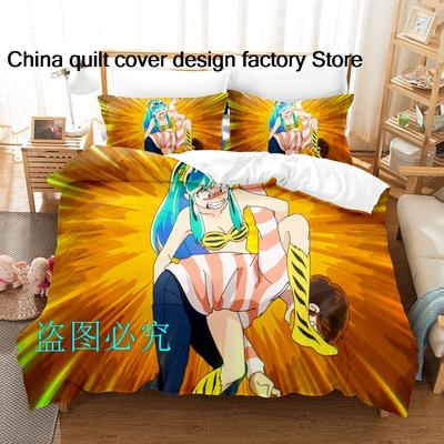 Hip Hop Urusei Yatsura Lum Bettwäsche-Set Einzelbett Doppelbett Full Queen King-Size Maße Bettwäsche-Set Erwachsene Kinder Schlafzimmer Bettbezug-Sets