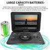 13.9Inch Portable Disc Player With USB Port And Multiple Format Compatibility For Movie And Music