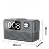 Retro-Stil Kabelloses Laden Bluetooth-Lautsprecher Wecker FM-Radio Desktop-Nachttischlautsprecher TF-Kartenleser Computerlautsprecher