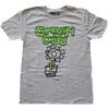 Green Day 'Flower Pot' Graues T-Shirt - NEU