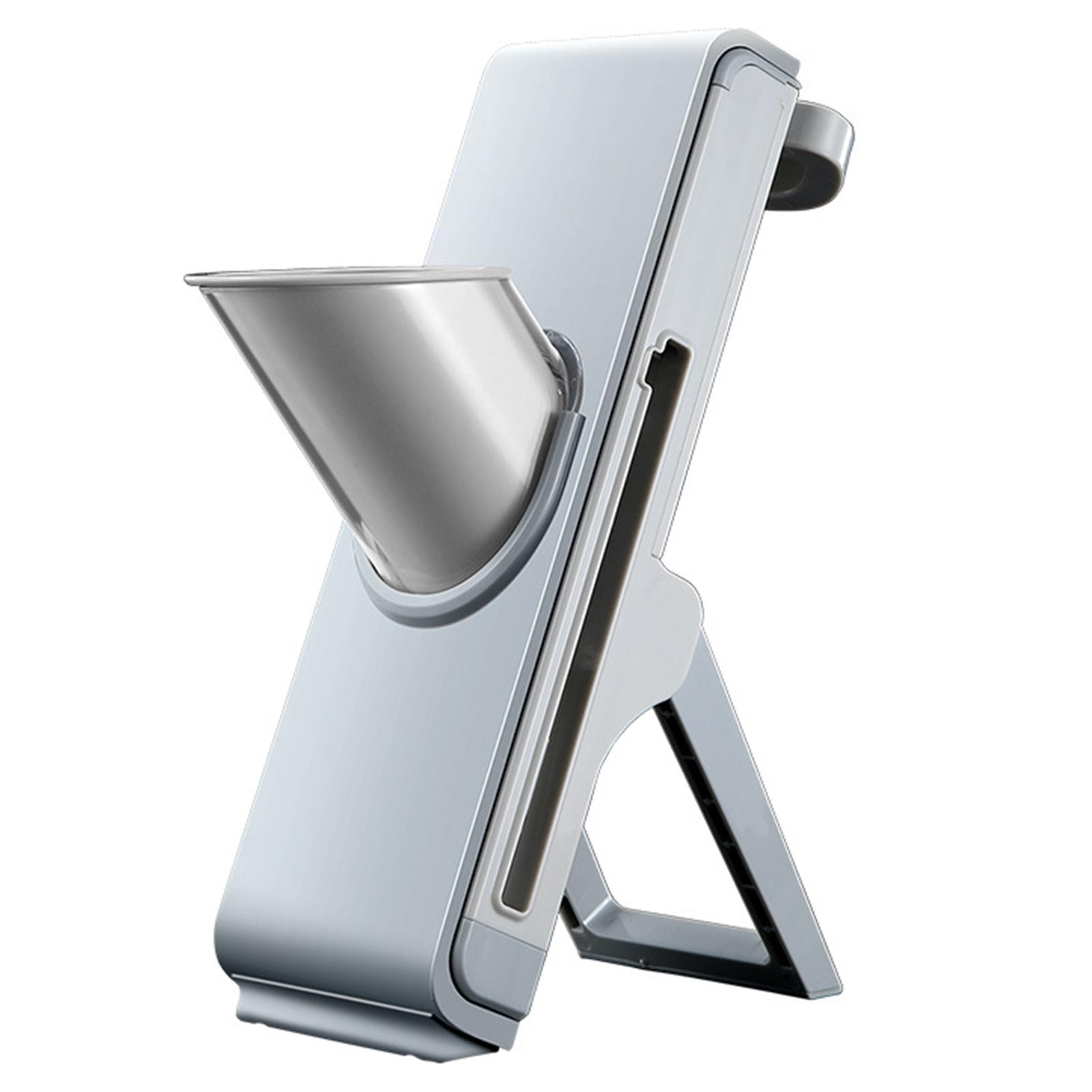 

Multifunctional Vegetable Cutter Hand Operated For Kitchen Potato Onions Meat сірий колір