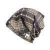 Tie-dye thin breathable beanie for women, stylish design, face-slimming, pull-on hat, winter hat