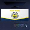 Benutzerdefinierter Name, Fenerbahce Mauspads, Große Gaming-Schreibtischmatte, Rutschfestes XXL-Mauspad für Laptop & Tablet, Mini-PC-Spielmatte mit genähten Kanten