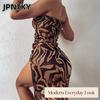 JPNTKY Fashion Sleeveless  Casual Dresses