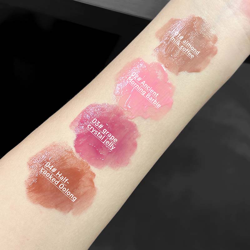 Cappuvini Happy Rabbit Water Gloss Lip Glaze Set(01+02+03+04)