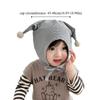 Ins Cute Baby Fetal Cap Cat Ear Tie Strap Newborn Beanie Hat Sweet Soft Infant Bonnet Hat Photography Props