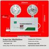 LED Emergency Evacuation Twin Head Light