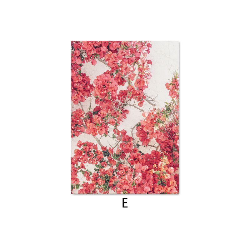 Mediterranean Sea Building Poster Coconut Tree Spain Village Landscape Wall Art Canvas Painting Nordic Picture Room Home Decor