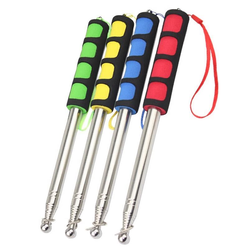 2m Telescopic Sandbox Pointer - Stainless Steel Aluminum