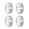 Lijk1 4Pcs Metal Car Door Lock Cover Protective Buckle Cover Sticker Tire Valve For VW GTI Polo Golf MK6 Passat Tiguan Arteon Jetta CC