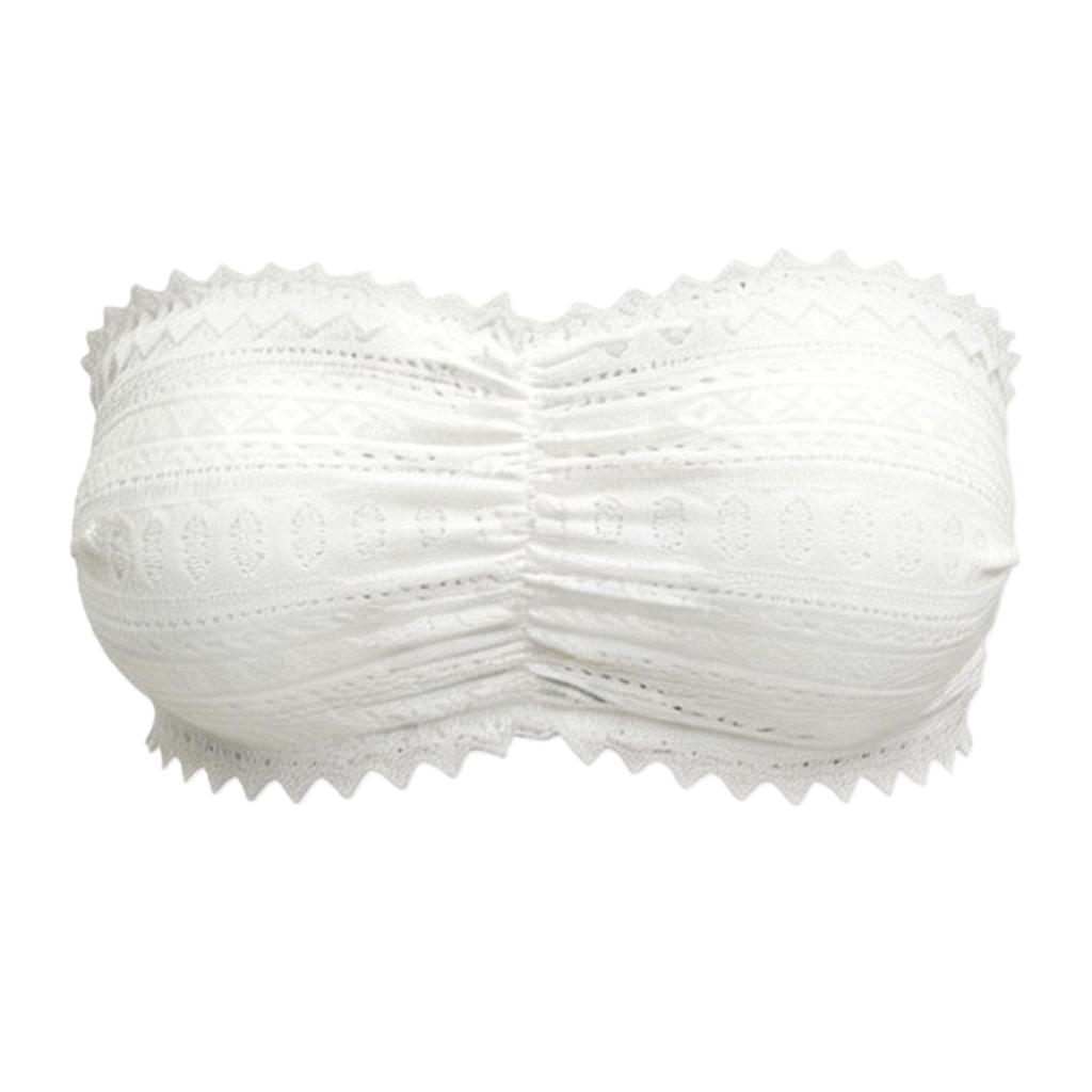 Zeriluna French-style lace strapless push-up bra Provides ample support and a sexy look, the bra is comfortable and soft