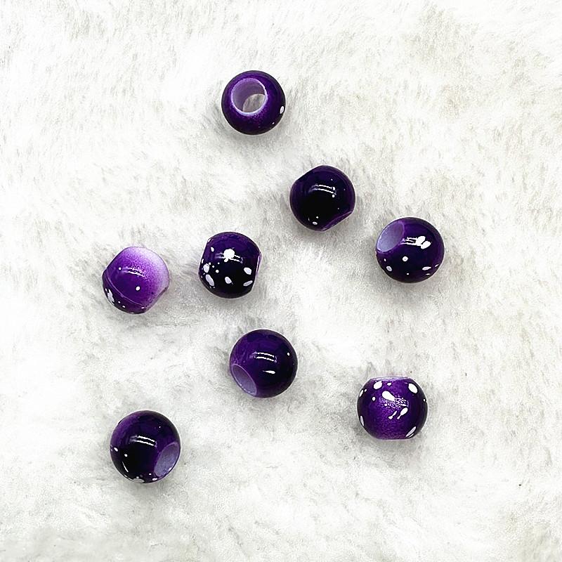 6X9/8x11mm Big Hole Acrylic Beads Spacer Loose Beads for Jewelry Making DIY Handmade Bracelet Accessories
