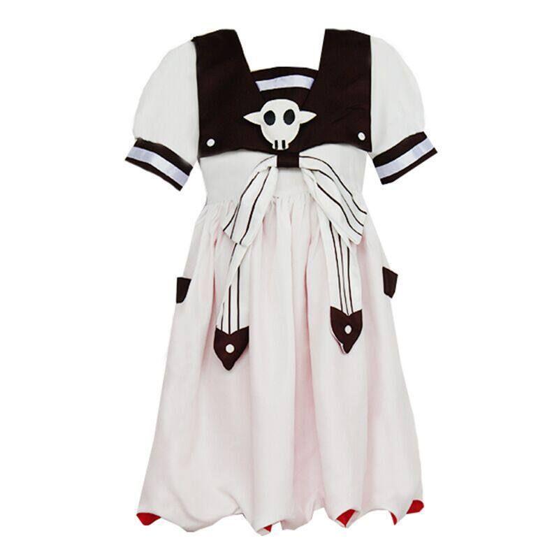 

Hachioji Nene Dress Jibaku Shounen Hanako-Kun Female Cosplay Costume in Stock Eight-Seeking Ningning Dress + Socks + Headwear S
