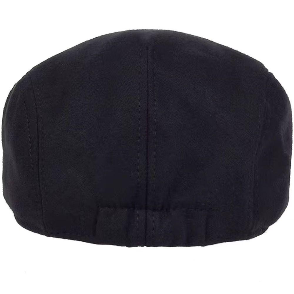 Breathable Men's Beret Hat Retro Forward Cap Literary Newsboy Cap Outdoor
