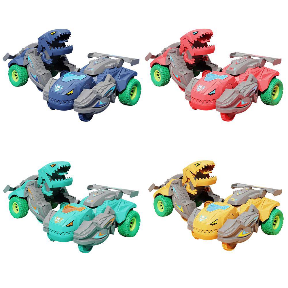 Doodle Toy Car Transforming Dinosaur Car Deformation Car Toys Inertial Sliding Dino Car Car Model