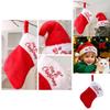 American Style Christmas Plush Hat And Sock Decor For Festive Tree And Mantle